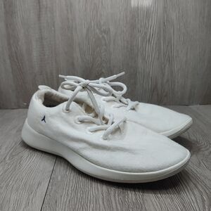 Allbirds Wool Runner Off White Cream Neutral Sneaker Lace Up Women's Size 8